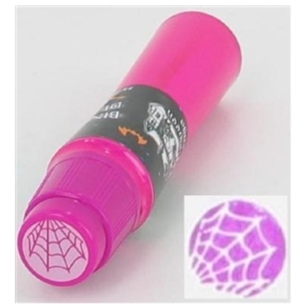 Spider Web Imprint Halloween Bingo Dauber - Purple - 2 oz